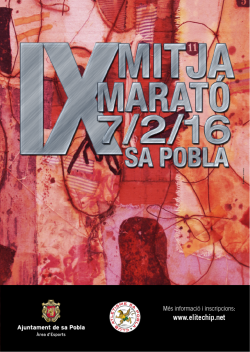 IX Mitja Marató de Sa Pobla 2016