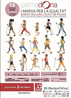 I Marxa per la Igualtat - Nordic Walking Palma 2016