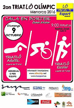 II Triatló Olímpic de Menorca 2016