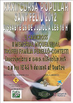 XXXII Cursa Popular Sant Feliu de Llubí 2012