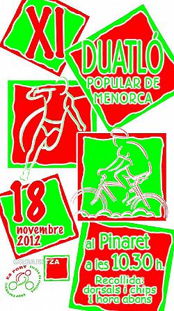 XI Duatló Popular de Menorca 2012
