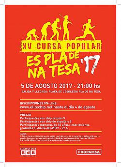 XV Cursa Popular Pla de Na tesa 2017