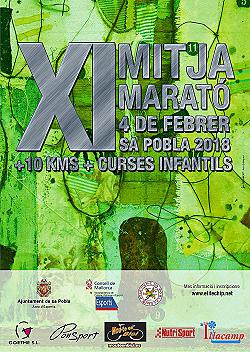 XI Mitja Marató + 10 km + Cursa Infantil Sa Pobla 2018