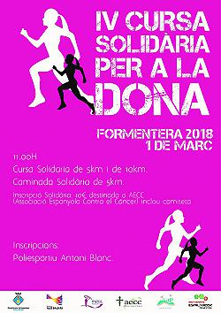 IV Cursa Solidària per la Dona Formentera 2018