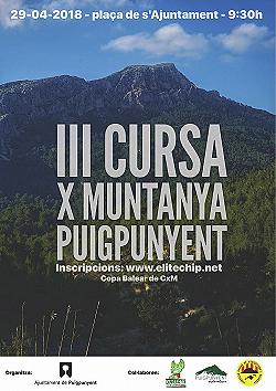 Cursa per muntanya de Puigpunyent 2018