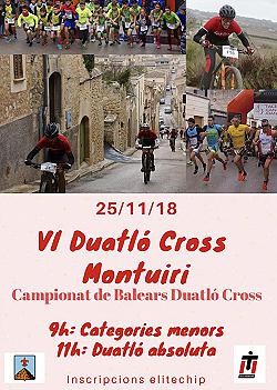VI Duatló Cross de Montuïri 2018