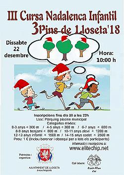 Cursa nadalenca infantil 3 Pins de Lloseta 2018