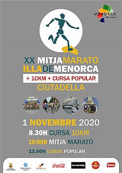 10 km i XX Mitja Marató de Menorca 2020