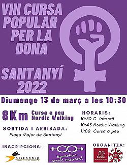 VIII Cursa Popular per la Dona - Santanyí 2022