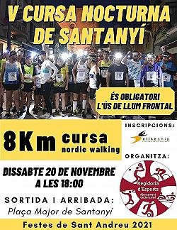 V Cursa Nocturna Sant Andreu Santanyi 2021