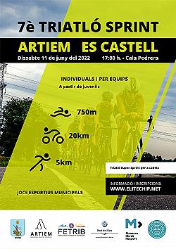 7e Triatló Sprint Artiem Es Castell 2022