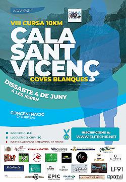 VIII Cursa Cala Sant Vicenç-Coves Blanques 2022