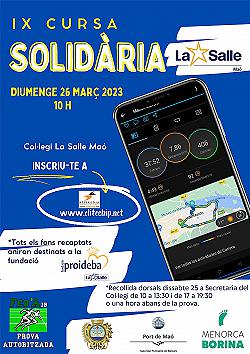 IX Cursa Solidaria La Salle - Proideba 2023