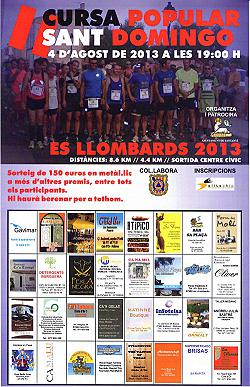 II Cursa Popular Sant Domingo Es Llombards 2013