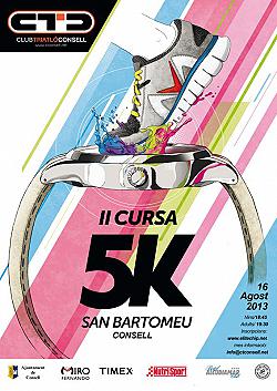 II Cursa 5Km. Sant Bartomeu 2013