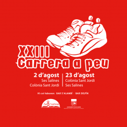 XXIII Cursa a peu Colònia Sant Jordi - Ses Salines 2014