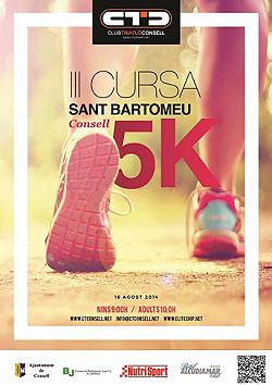III Cursa 5 Km. Sant Bartomeu 2014