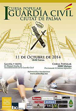 I Cursa popular Guardia Civil Ciutat de Palma 2014