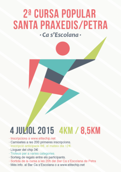 II Cursa Popular Santa Praxedis 2015
