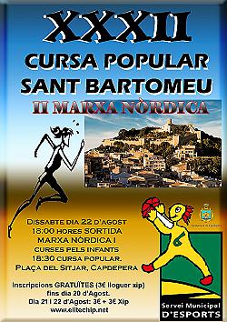 XXXII Cursa de Sant Bartomeu - Capdepera 2015